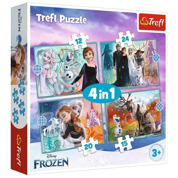 Пазл 2D Trefl The amazing world of Frozen 3+/ Количество деталей: 71 photo 1 Пазл 2D Trefl The amazing world of Frozen 3+/ Количество деталей: 71 photo 1