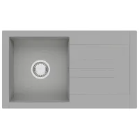 Кухонная мойка SanDonna Arona 760 76 x 44 / Натуральный камень / Титан