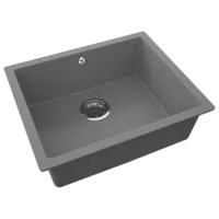 Кухонная мойка SanDonna Joanna 550 55 x 46 / Искусственный камень / Титан