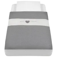 Lenjerie de pat pentru copii CAM Cullami 153 (8005549926141 ) Bumbac/ Gray Dark