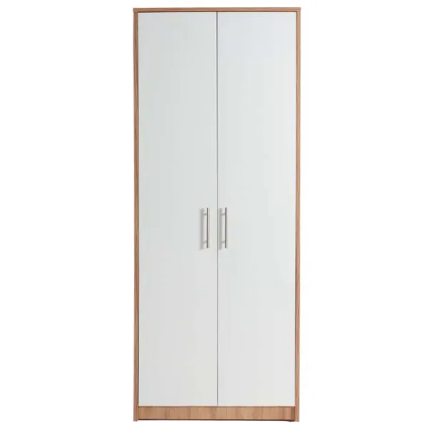 Dulap penal Andra Eterna 196 x 76 x 36/ PAL/ White photo 1