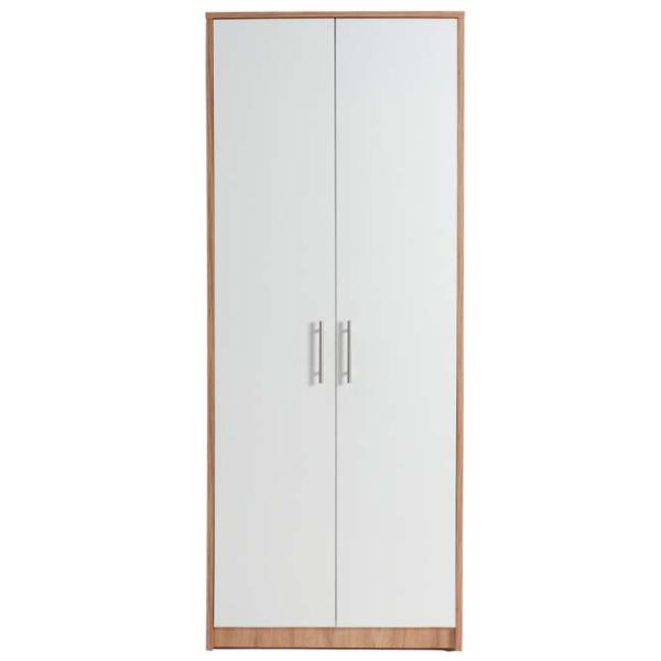 Dulap penal Andra Eterna 196 x 76 x 36/ PAL/ White photo 1