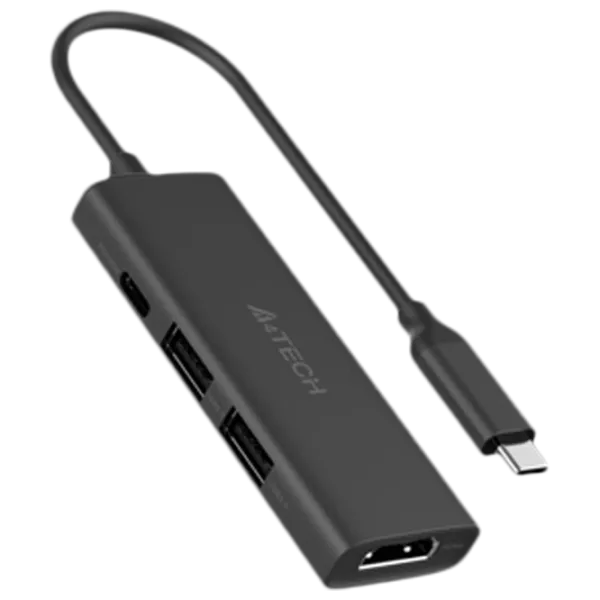 Adapter A4Tech DST-40C USB Type-C/ Black photo 1