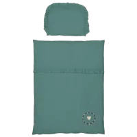 Детское постельное бельё Albero Mio Nature&Love Mini Savana C4 (5902605475472 ) Хлопок/ Зелёный Heart