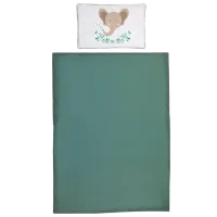 Детское постельное бельё Albero Mio Nature&Love Savanna C4 (5902605478367 ) Хлопок/ Зелёный Elephant