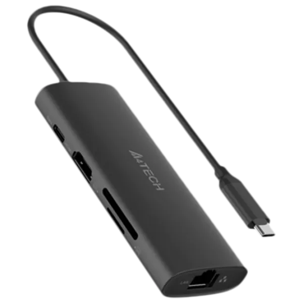 Адаптер A4Tech DST-80C USB Type-C/ Черный photo 1