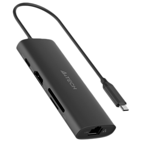 Адаптер A4Tech DST-80C USB Type-C/ Черный photo 1