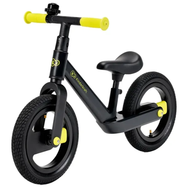 Беговел KinderKraft Goswift 12" Магниевый сплав/ Черный Желтый photo 1