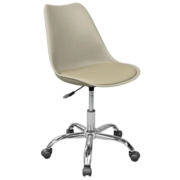 Fotoliu de birou DecoPrim F-2002 ECO Piele/ Gray photo 1 Fotoliu de birou DecoPrim F-2002 ECO Piele/ Gray photo 1