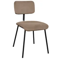 Кухонный стул DecoPrim THOMAS Бархат/ Коричневый