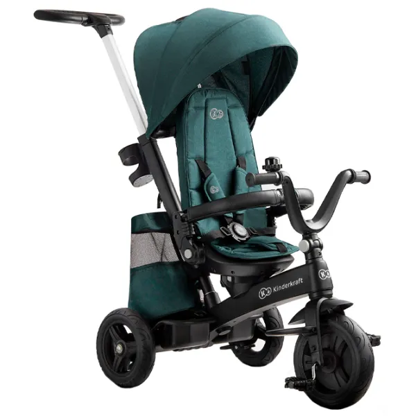 Triciclu KinderKraft EasyTwist Green photo 1