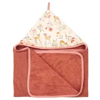 Prosop pentru bebeluși Albero Mio Bamboo 120 x 70 cm/ Bumbac/ Orange