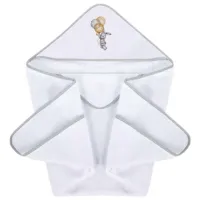 Детское полотенце Albero Mio Bunny 100 x 100 см/ Хлопок/ Белый