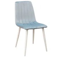 Scaun de bucătărie DecoPrim DC-90P Catifea/ Light Blue Black