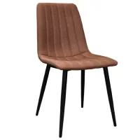 Scaun de bucătărie DecoPrim DC-90P Catifea/ Brown Black
