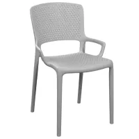 Scaun de grădină DecoPrim Tina DC-226 Polipropilenă/ Gray