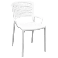 Садовый стул DecoPrim Tina DC-226 Полипропилен/ Белый