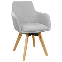 Scaun de bucătărie DecoPrim Y-884 Stofă/ Gray