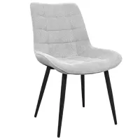 Scaun de bucătărie DecoPrim Hans Stofă/ Light Gray Black