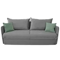 Диван DecoPrim Barcelona (0004808) Бархат/ Серый