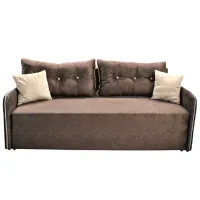 Диван DecoPrim Smart (0005743) Бархат/ Коричневый