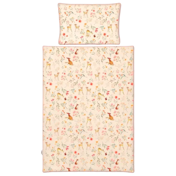 Lenjerie de pat pentru copii Albero Mio Flower Glade C4 (5904165680938 ) Bumbac/ Beige Forest photo 1 Lenjerie de pat pentru copii Albero Mio Flower Glade C4 (5904165680938 ) Bumbac/ Beige Forest photo 1