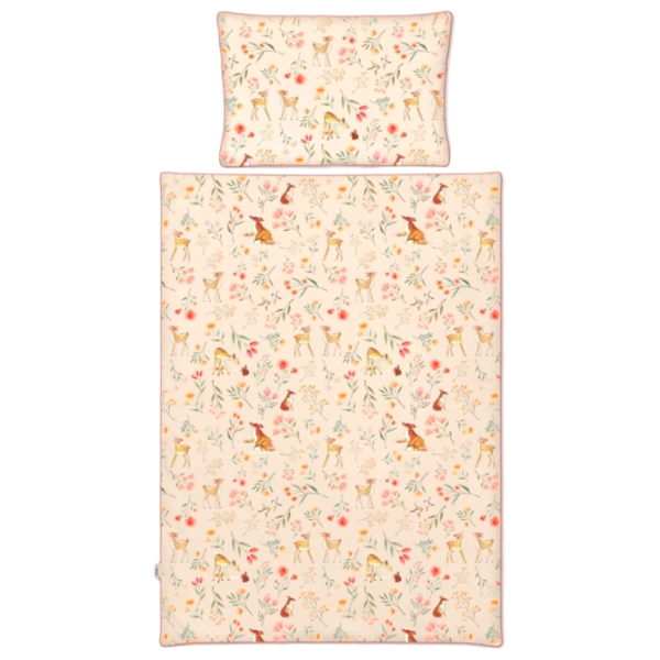 Lenjerie de pat pentru copii Albero Mio Flower Glade C4 (5904165680938 ) Bumbac/ Beige Forest photo 1 Lenjerie de pat pentru copii Albero Mio Flower Glade C4 (5904165680938 ) Bumbac/ Beige Forest photo 1