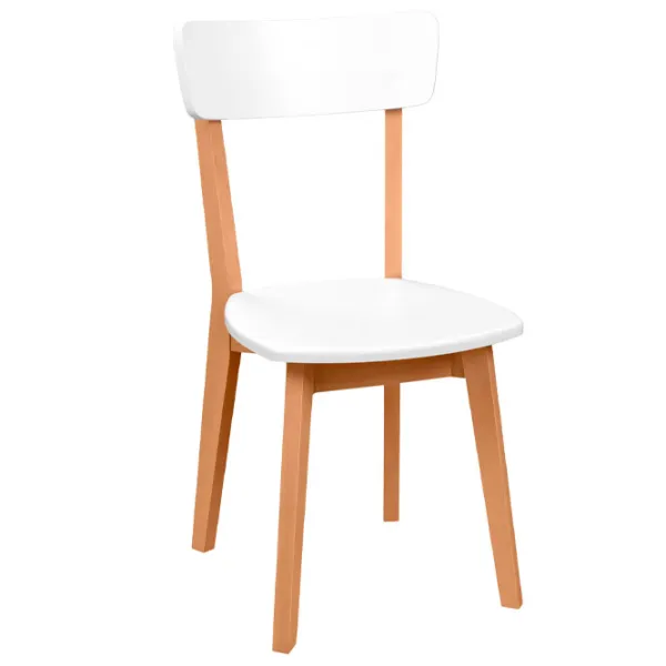 Scaun de bucătărie DecoPrim Tor Lemn/ White photo 1 Scaun de bucătărie DecoPrim Tor Lemn/ White photo 1