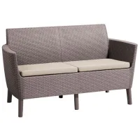 Canapea de grădină Keter Salemo 2 (244097) Cappucino