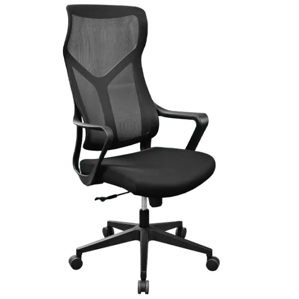 Fotoliu de birou DecoPrim M39A Plasă acrilică/ Black photo 1