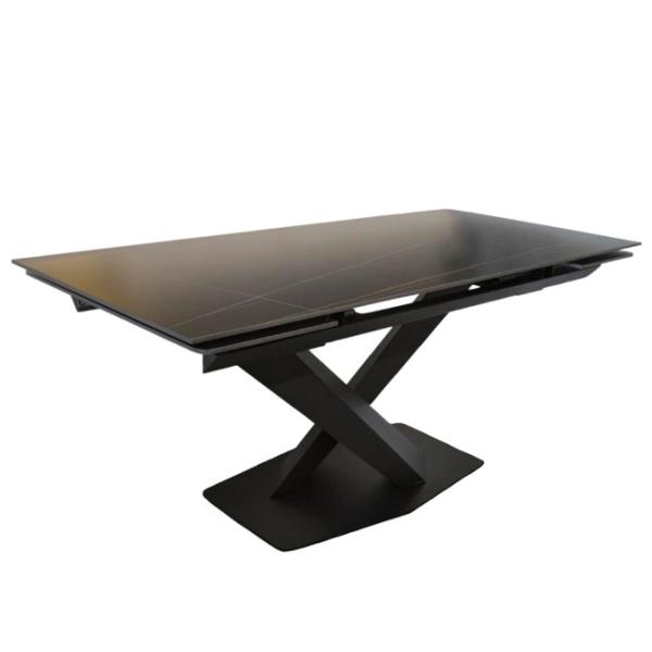 Masă de bucătărie extensibilă DecoPrim Lana LKT1029 Ceramică/ Black photo 1