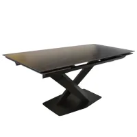 Masă de bucătărie extensibilă DecoPrim Lana LKT1029 Ceramică/ Black