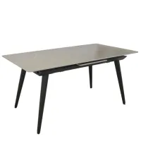 Masă de bucătărie extensibilă DecoPrim Vanessa Ceramică/ Gray