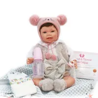 Păpușă Nines Susi Pompom Premium 6163  bebeluș / 3+