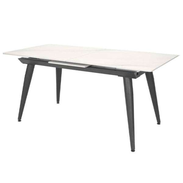 Masă de bucătărie extensibilă DecoPrim Vanessa Ceramică/ White photo 1