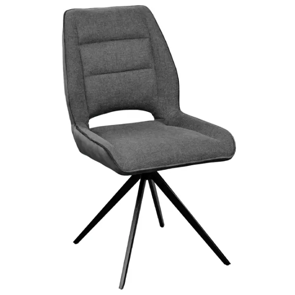 Scaun de bucătărie DecoPrim C2239 Catifea/ Anthracite photo 1