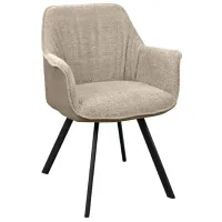 Scaun de bucătărie DecoPrim Tipsy Stofă/ Beige