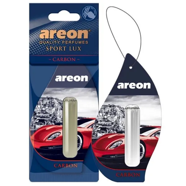 Ароматизатор для авто Areon Liquid Sport Lux Carbon/ 5 мл/ На зеркале photo 1