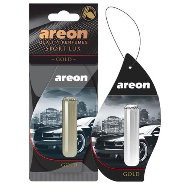 Aromatizator auto Areon Liquid Sport Lux Gold/ 5 ml/ Pe oglindă photo 1 Aromatizator auto Areon Liquid Sport Lux Gold/ 5 ml/ Pe oglindă photo 1