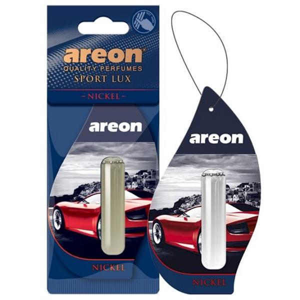 Ароматизатор для авто Areon Liquid Sport Lux Nickel/ 5 мл/ На зеркале photo 1 Ароматизатор для авто Areon Liquid Sport Lux Nickel/ 5 мл/ На зеркале photo 1