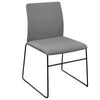 Scaun de birou DecoPrim C01 Stofă/ Gray Black