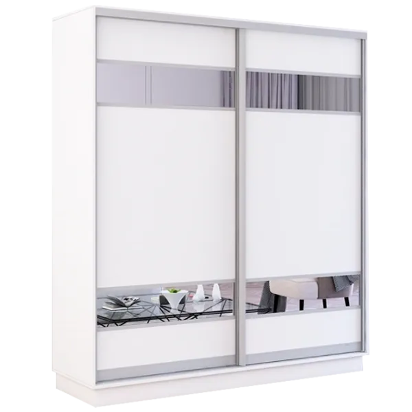 Dulap cupe Mobildor-Lux Fox 2200 110 220 x 60 x 220 / PAL / White photo 1 Dulap cupe Mobildor-Lux Fox 2200 110 220 x 60 x 220 / PAL / White photo 1