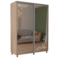 Dulap cupe Mobildor-Lux ARON S 1800 desen 3025 180 x 60 x 220 / PAL / Stejar Sonoma