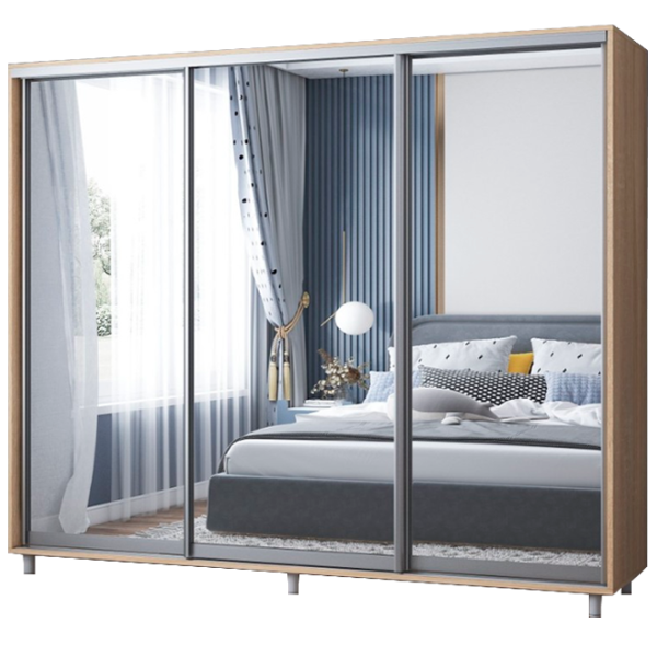 Шкаф cupe Mobildor-Lux ARON 2600 3025 260 x 60см x 220 / LPAL / Дуб Сонома photo 1 Шкаф cupe Mobildor-Lux ARON 2600 3025 260 x 60см x 220 / LPAL / Дуб Сонома photo 1