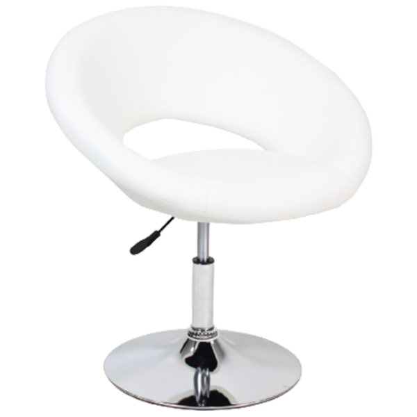 Scaun de bar Deco SB-81 Piele eco/ Oțel/ White photo 1 Scaun de bar Deco SB-81 Piele eco/ Oțel/ White photo 1