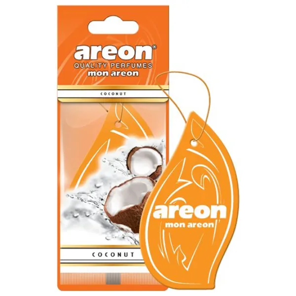 Ароматизатор для авто Areon Mon Areon Coconut/ на зеркале photo 1 Ароматизатор для авто Areon Mon Areon Coconut/ на зеркале photo 1