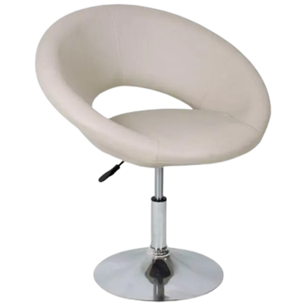 Scaun de bar Deco SB-81 Piele eco/ Oțel/ Beige photo 1