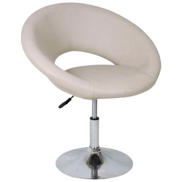 Scaun de bar Deco SB-81 Piele eco/ Oțel/ Beige photo 1