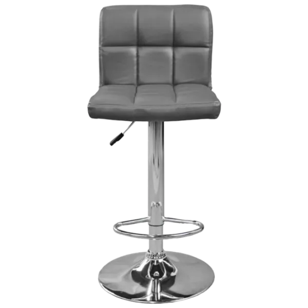 Scaun de bar Deco SB-043 Piele eco/ Metal/ Light Grey photo 1