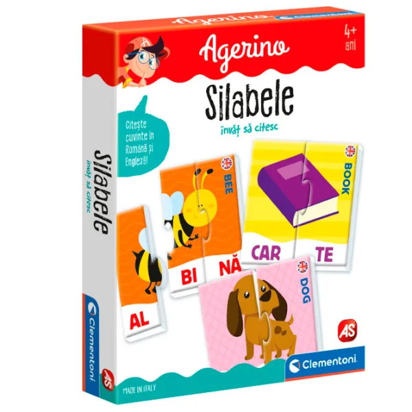Настольная игра Clementoni Agerino Silabele 4+/ Развитие photo 1